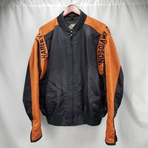 Men's Harley-Davidson Classic medium weight nylon Riding Jacket Size L - XL
